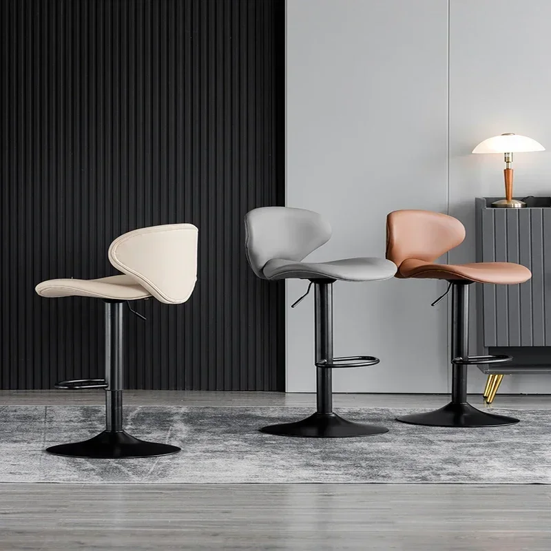 Modern Swivel Bar Chairs Counter Height Barstools with High Backrest Easy Assembly in 3-5 Minutes Kitchen Seating
