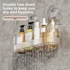Multi-functional Perforation-free Suction Cup Bathroom Storage Shelf Rack for Toiletries and Kitchen Supplies 1