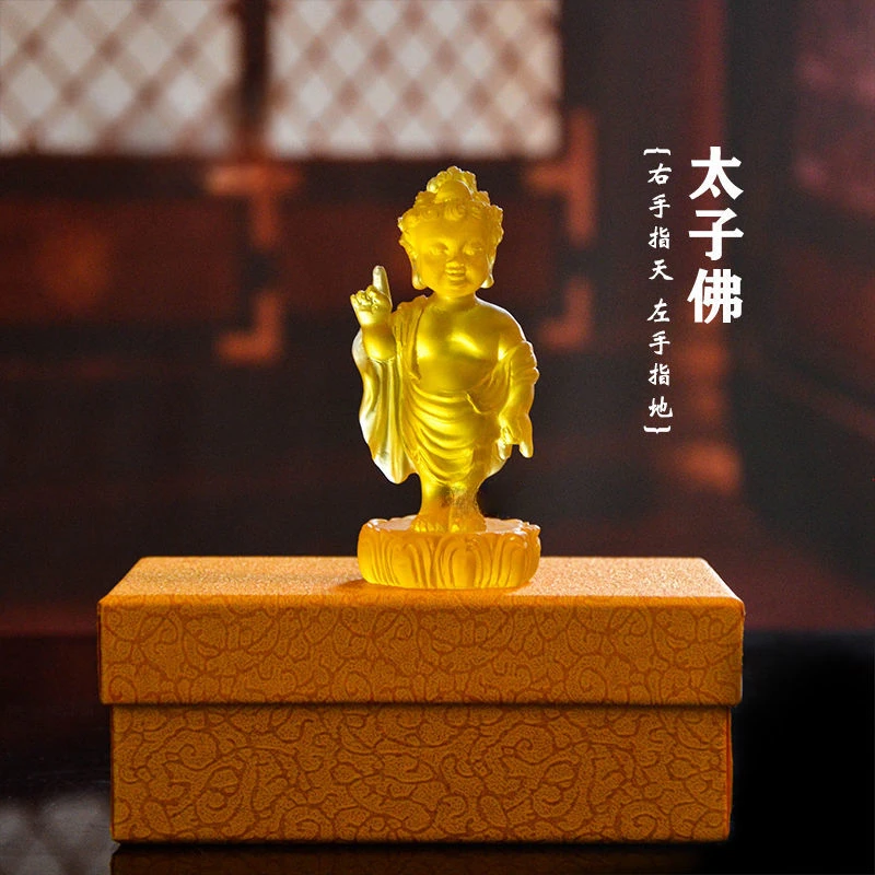 

Статуя Будды принца, статуя Будды, глазурованная вода, Бог на палец, Сакьямуни, Будда, домашние украшения, удачи, украшения по фэн-шуй, подарок