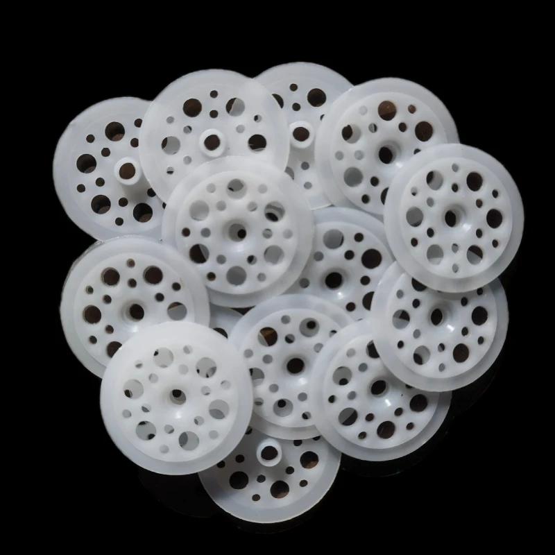 50/100/200pcs 45mm Plastic Flat Washers for Screws Fixing Insulation Panels