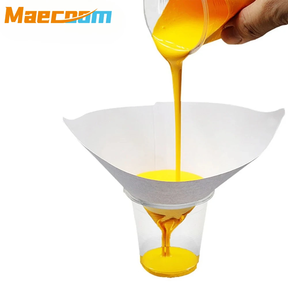 50Pcs SLA 3D 프린터 필터 광경화 소모품 UV 수지 필터 흰색 종이컵 3d 프린터 두꺼운 깔때기 3D 프린터 Patrs