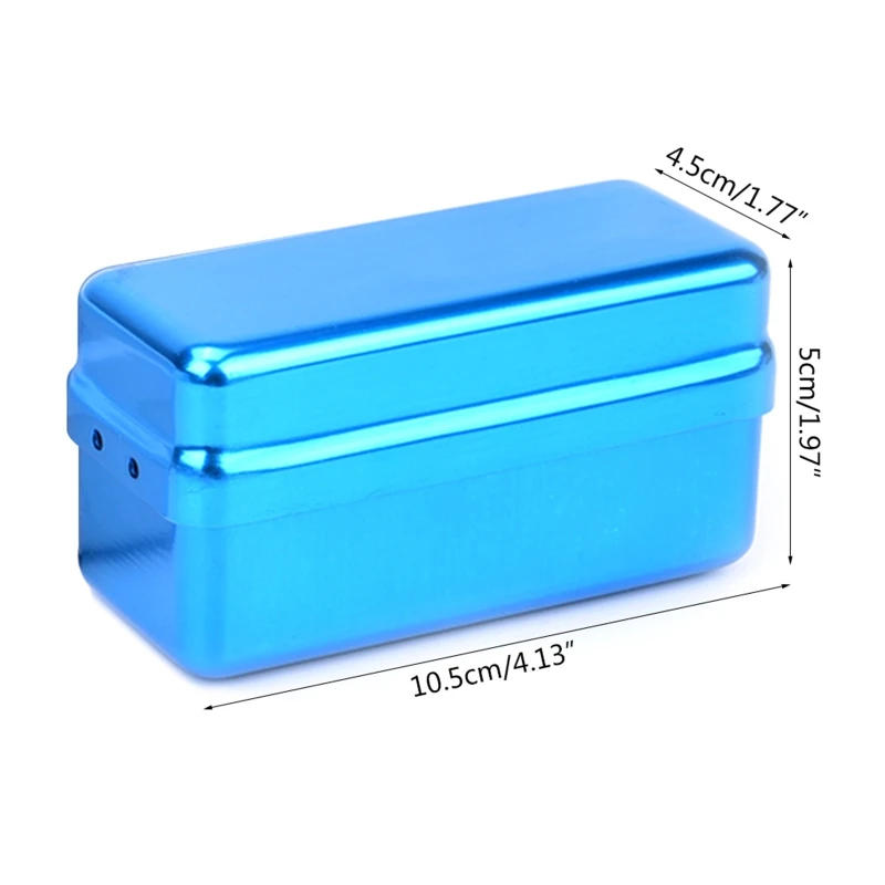 72 Hole Aluminium Autoclave Sterilizer Case Burs Dental Files Holder Box For Oral Care Tools Drop shipping images - 6