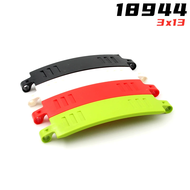 

Радужная свинья MOC частицы 18944 высокотехнологичная Панель Изогнутые 3x13 Совместимые Кирпичи DIY Сборные строительные блоки Детская игрушка подарок