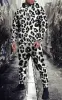 3D Leopard Print Men's Hoodie Pants 2-Piece Outfits Autumn/Winter Men's/Women's Hooded Sweatshirt Sets Oversized Tracksuit Suits 2