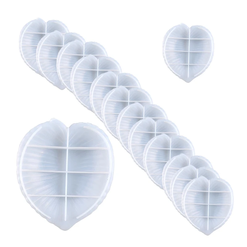 14pcs-leaf-disc-fruit-snack-storage-silicone-diy-crystal-glue-mold