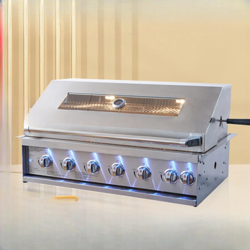 

Built-in barbecue grill, villa courtyard, barbecue deck, rooftop