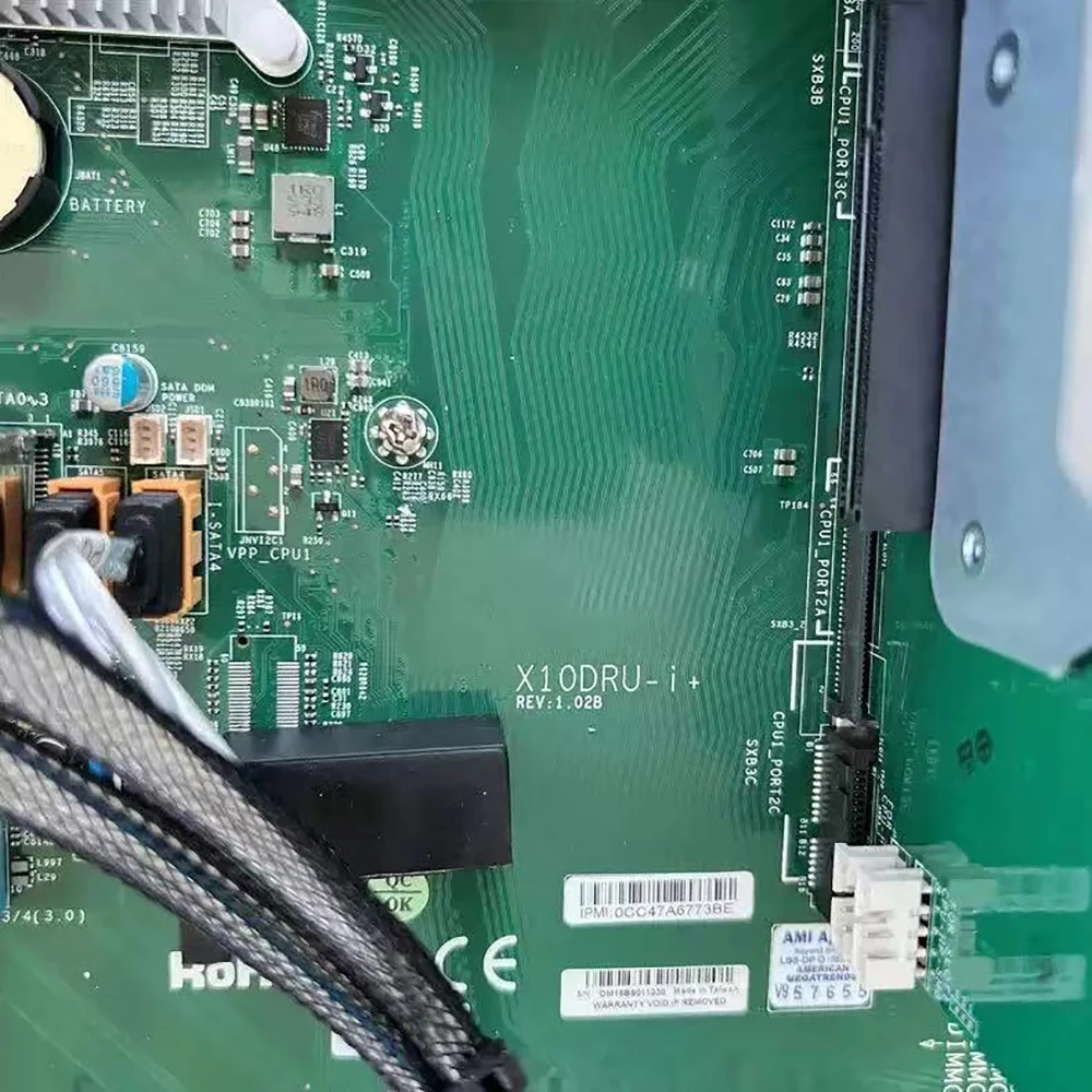 Server Motherboard For Supermicro Supply E5-2600 v4 V3 LGA2011 DDR4 X10DRU-i+ 6 Server Motherboard For Supermicro Supply E5-2600 v4 V3 LGA2011 DDR4 X10DRU-i+ - Image 4