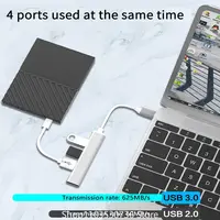 Universal 4 IN 1 USB-C HUB Aluminium Alloy High Speed Type-C Splitter Laptop PC OTG Adapter Computer For Xiaomi Accessories 2