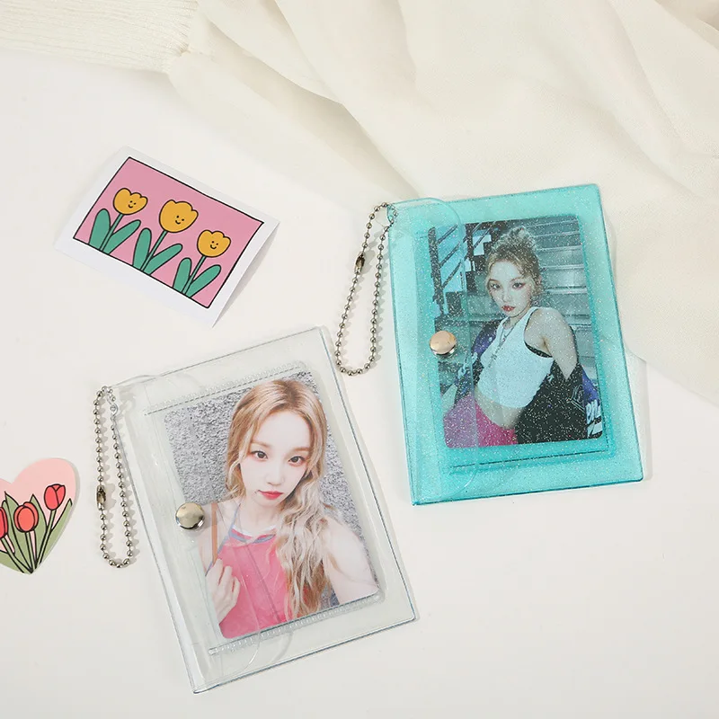 Women's Credit Card Holder Wallet Fashion Transparent Waterproof Pvc Business Card Purse Men Id Card Wallet Girl Coin Purse Bag