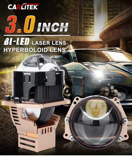Auto-Scheinwerfer: LED, Laser, Halogen - taghell in dunkler Nacht