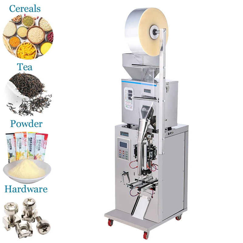 

1-100g Powder Granule Filling Packaging Sealing Machine Sachet Sachet Tea Bag Making Machine Weighing Packaging Machine