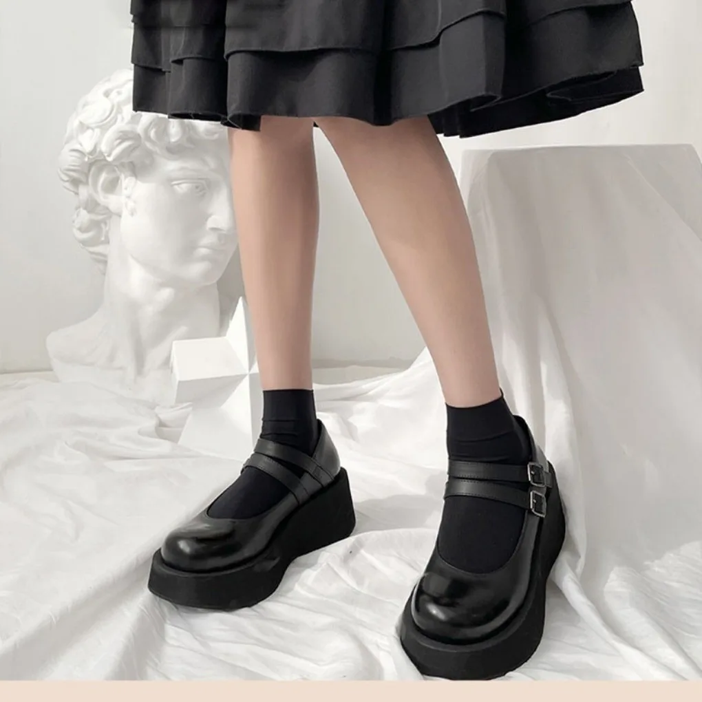 Weiße & schwarze Samt Kalbs ocken Sommers trümpfe Frauen dünne lange Röhre JK Serie Half Tube Socken Multi-Size – Detail 8