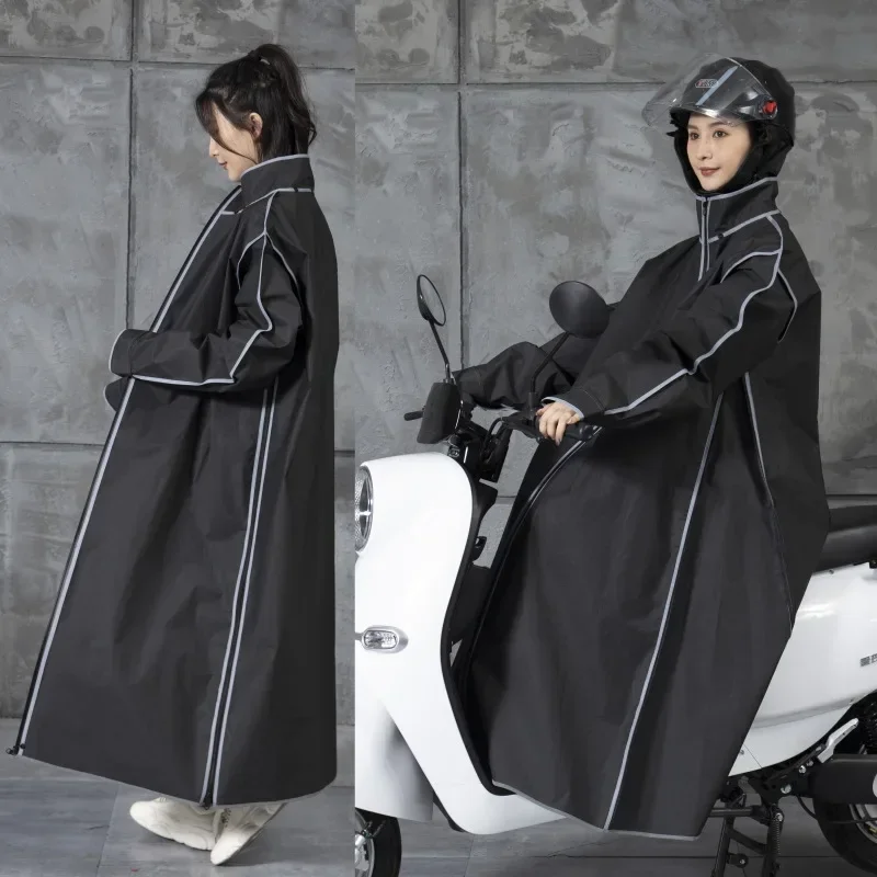 Windproof Bicycle Motorcycle Raincoat Woman Rain Poncho Impermeable High Quality EVA Unisex Camping Waterproof Rainwear Suit