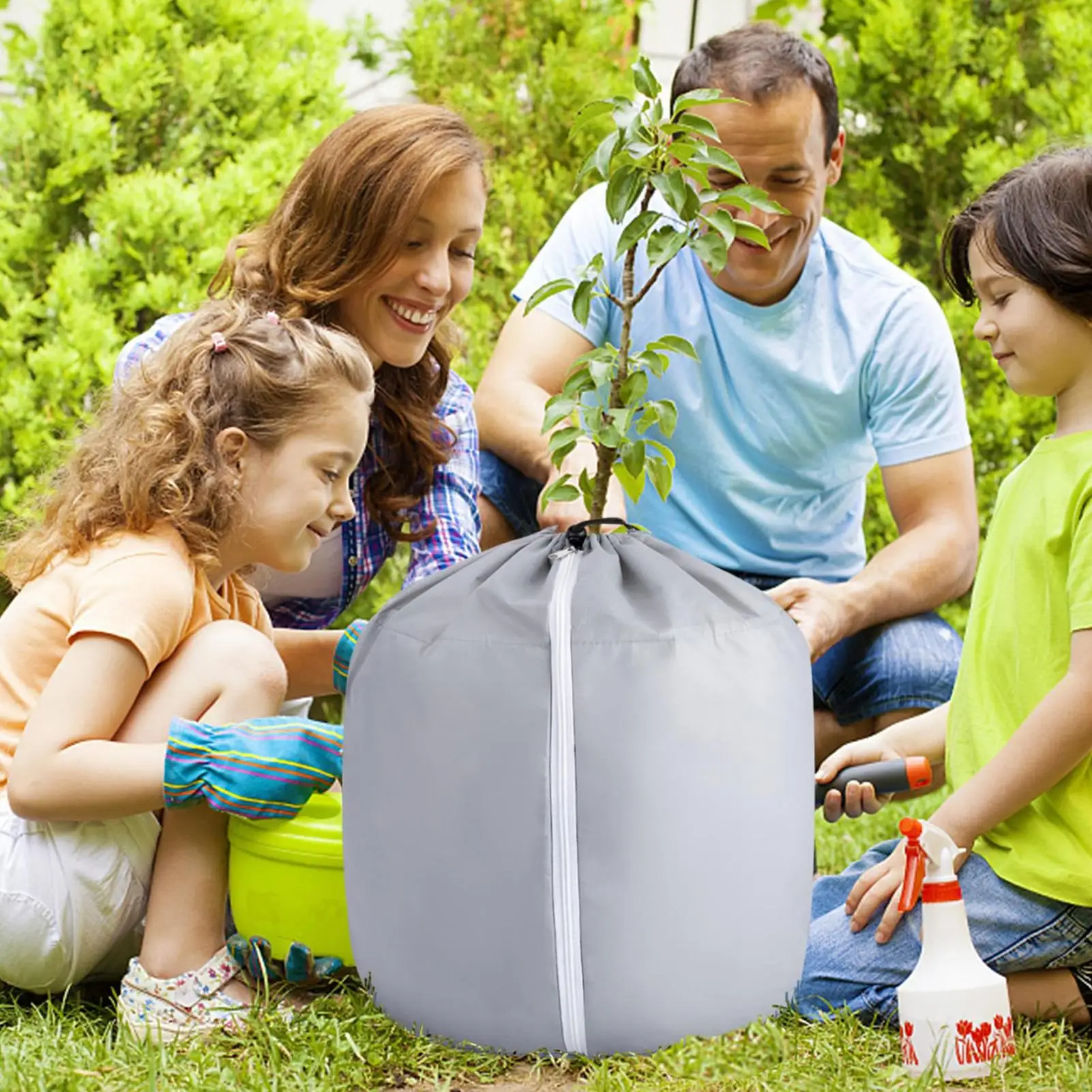 Winter Flower Pot Thermal Cover Reusable Plant Protection Cover Freeze Protector Bag Fruit Tree Plants Frost Protective Supplies