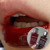 Punk Juice Red Lip Gloss Black Mirror Water Light Lip Glaze Jelly Glass Lip Oil Waterproof Lipstick Nude Clear Tint Makeup 1