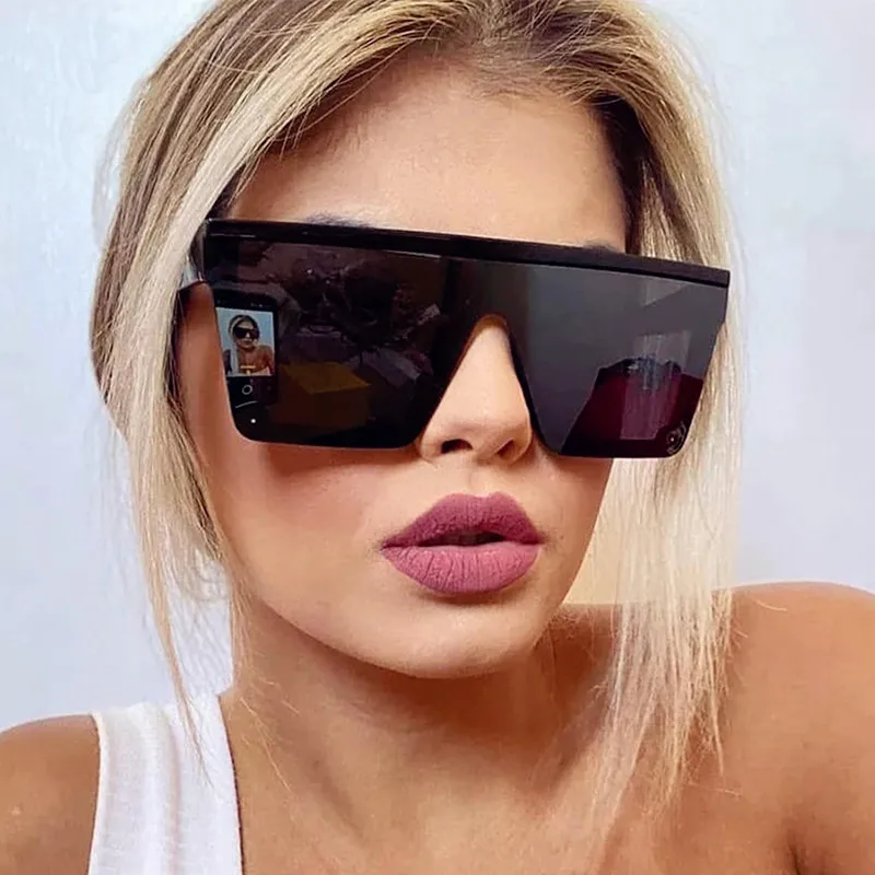 

2022 Oversized Square Sunglasses Women Vintage Big Frame Women Sun Glasses Fashion Shades For Women/Men Gafas De Sol UV400