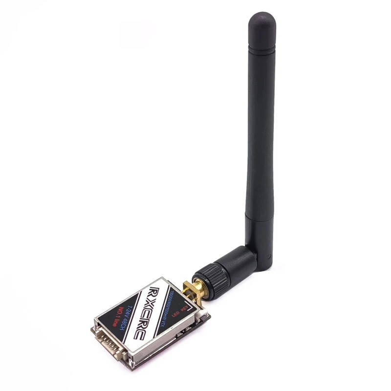 Transmetteur RC FPV 5.8G 1W 48CH installé sur un drone, avec OSD et Pitmode activé, achat en ligne.
