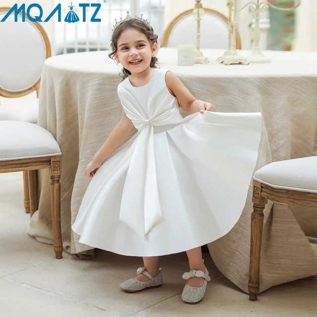 Vestido De Tutú Blanco Para Bebé, Vestidos Para Recién Nacido, Boda,  Bautizo, Fiesta, Niña Pequeña, 1 Año De Cumpleaños, Bautizo - Vestidos -  AliExpress