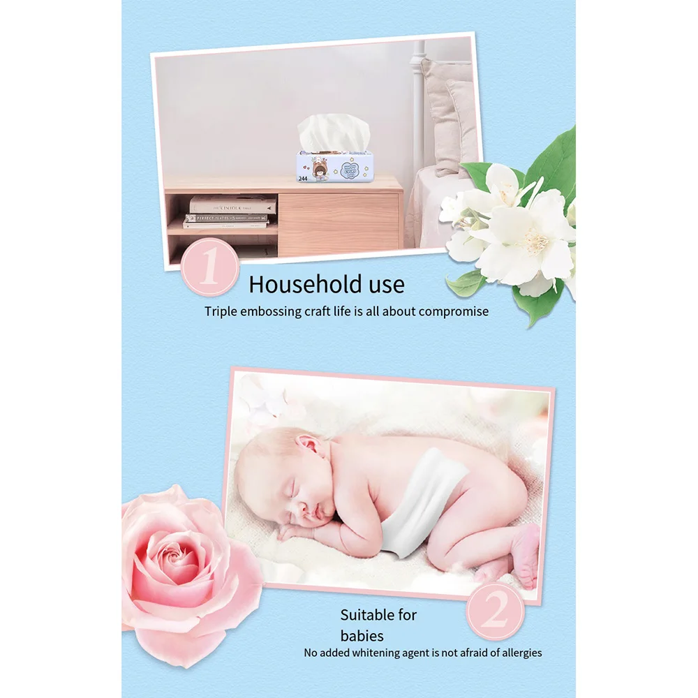 Рисунок 6 - трехслойные гигиенические салфетки