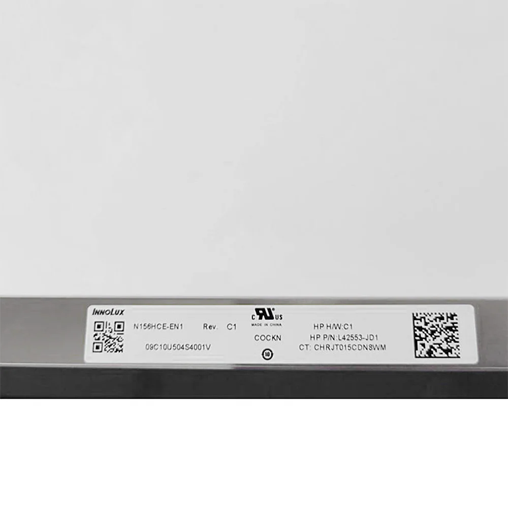 15.6 N156HCE-EN1 Rev C1 N156HCE-EN1 IPS 72% NTSC LCD 스크린 패널 매트릭스 호환 교체 30 핀