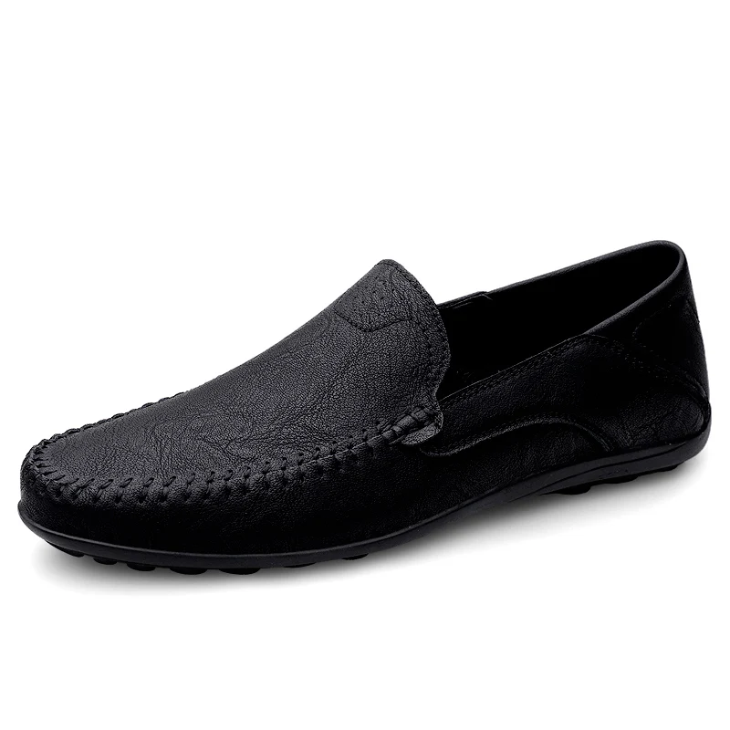 Men's Stitch Detail Loafer Shoes, Comfy Non-slip Slip On Shoes, Men's Shoes, Spring And Summer 3