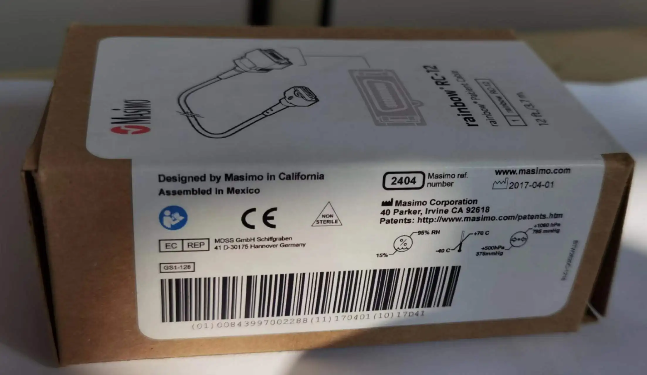 

Новый оригинальный кабель Masimo 2404