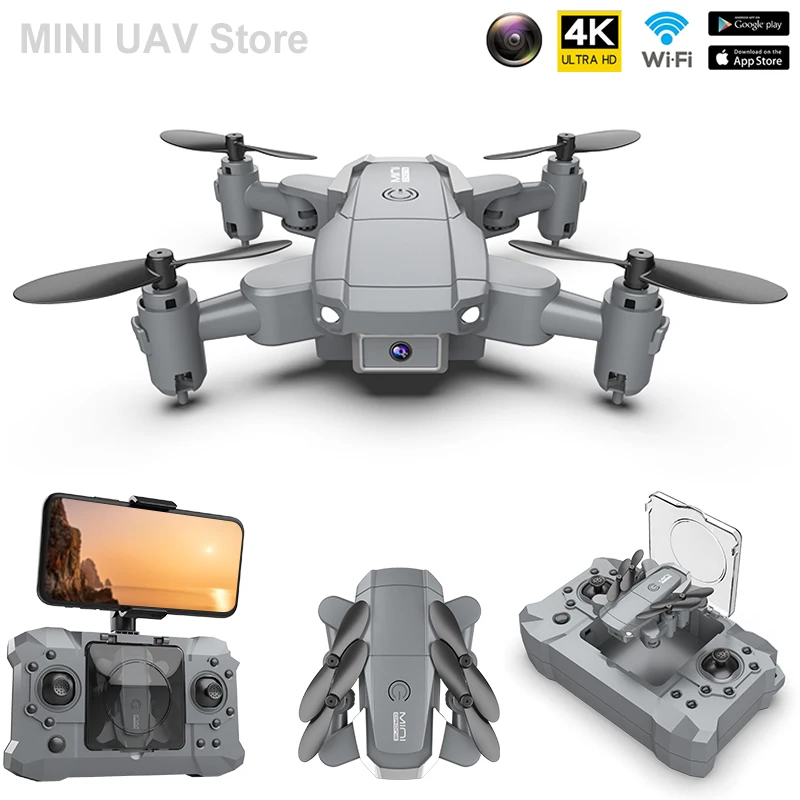 

KY905 Easy Fly Mini UAV Drone 4K Folding Quadcopter With Camera WIFI FPV RC Helicopters Toys Embedded Storage Design Free Return