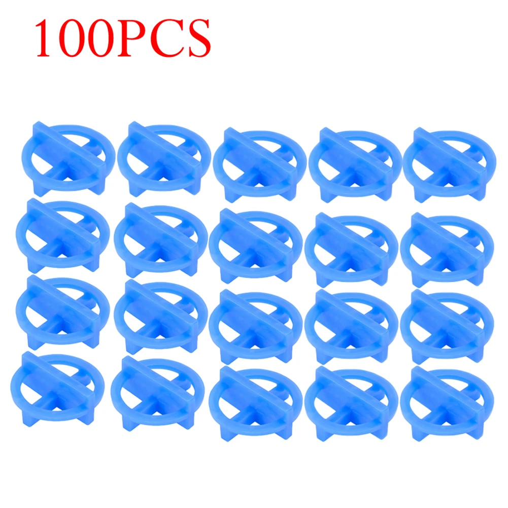 100 Stück Fliesen-Nivelliersystem-Clips, Abstandshalter, Keil für die Installation von Boden-, Wandfliesen mit Kunststoffgrößen von 1 bis 3 mm – Detail 6