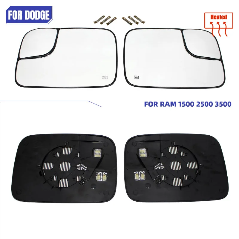 

Зеркало для Dodge Ram 1500 2500 SXT 3500 TRX4 2005-2008, стекло для замены автомобильного зеркала, левое/правое стекло