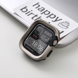 Durable Armor Metal Protective Case for 41MM (Titanium(A))
