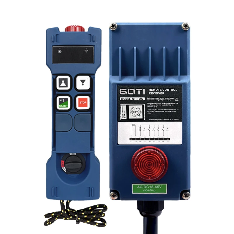 

GOTI GT-RD02 промышленный кран с дистанционным управлением, аналогичный UTING telecol F21-2D, беспроводной 2-скоростной подъемник