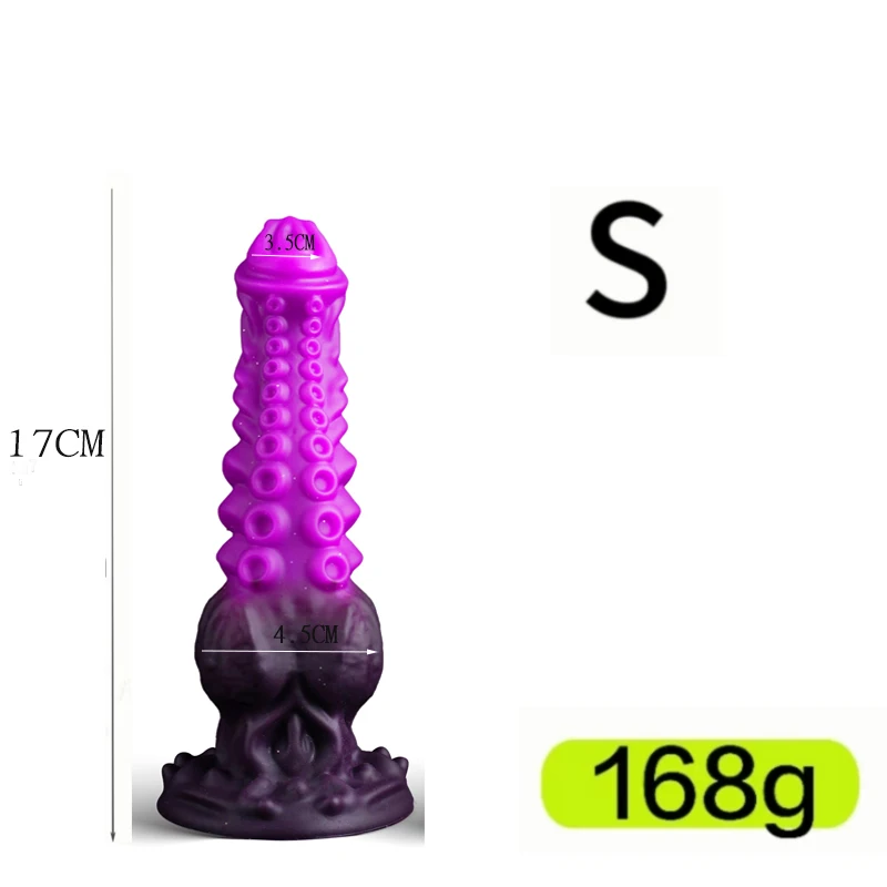 S/M/L Tentacle Anal Dildo Thick Silicone Monster Dildo Huge Penis Fake Dick Alien Dildo With Suction Cup Sex Toys For Women Men