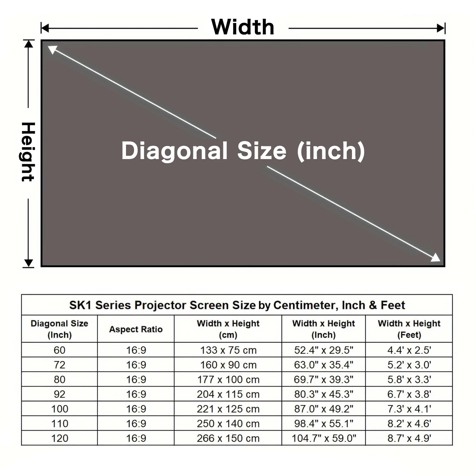 شاشة عرض محمولة 16:9 شاشات عرض قابلة للطي للسينما...