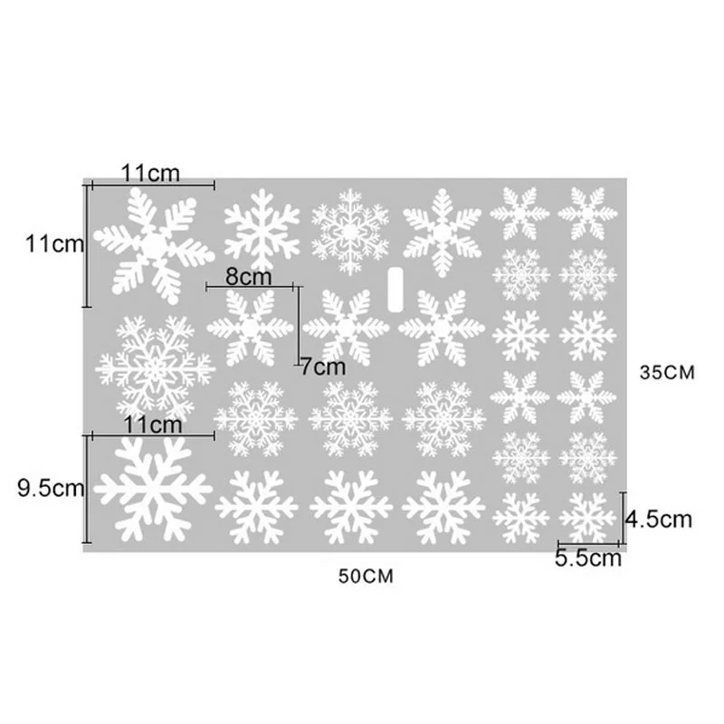 Merry Christmas Window Display Stickers Xmas Shop Snow Glass Wall Sticker Happy Navidad Natal New Year 2025 Home Decor