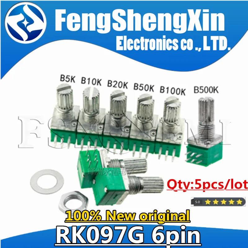 5pcs-RK097-RK097G-6Pin-5K-10K-20K-50K-100K-B5K-with-a-switch-audio ...
