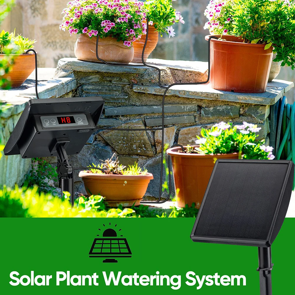 Solar Irrigation System Intelligent Water Pump Intelligent Automatic Drip Irrigation Garden House Potted Plants Balcony Planting - 4