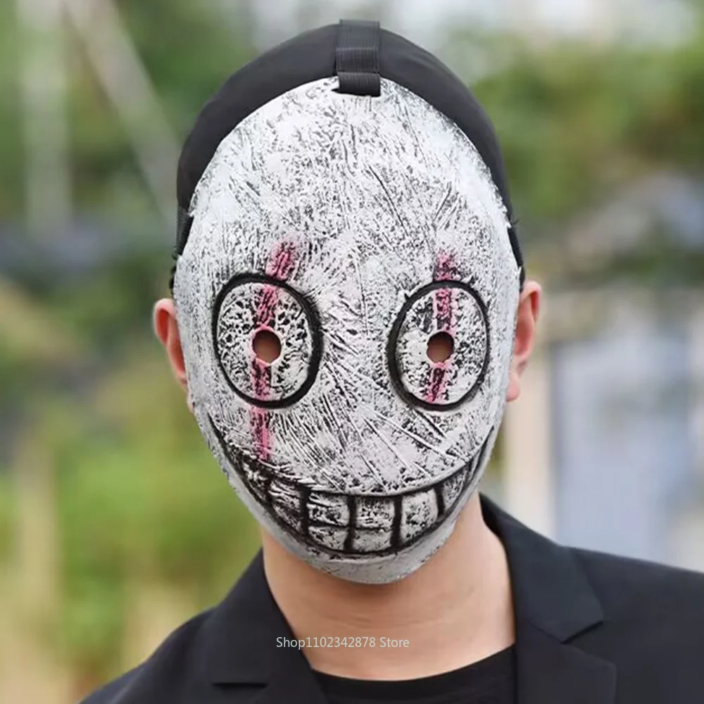 Game Dead By Daylight Butcher Mask Cosplay Latex Spaventoso Rabbit Killer Mask Horror Trapper Helmet Halloween Dress Up Show Puntelli