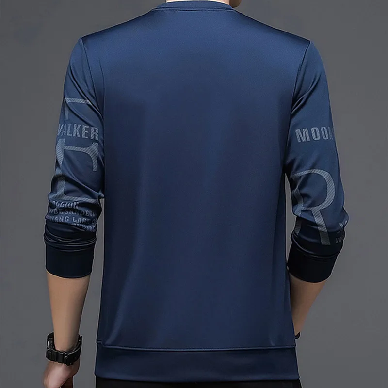Spring Autumn KPOP Fashion Style Harajuku Slim Fit Tops Loose Casual All Match Undershirt O Neck Thin Style Long Sleeve Sweaters