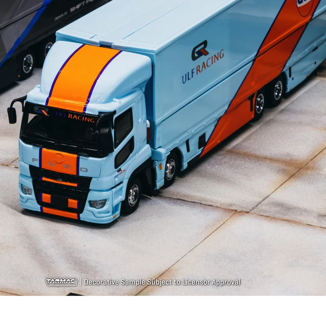 TimeMicro 1/64 H300 フラットベッド 積載車 HKS ケンメリ In