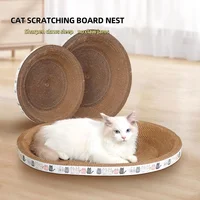 Cat Scratching Board Claw Sharpener Cat Nest No Shavings Corrugated Paper No Debris Cat Paw Basin Wear Resistant Bowl Shaped Toy 1