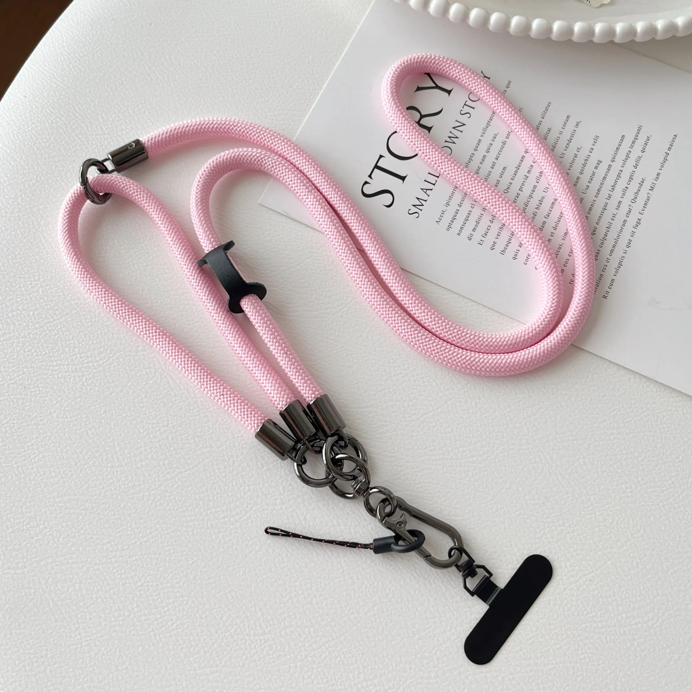 Elegant Universal Crossbody and Neck Lanyard Set with Anti-Drop Rope
