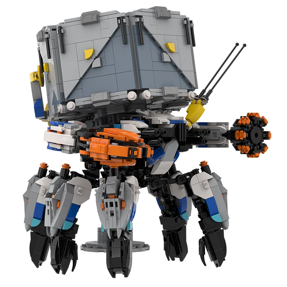 

Игрушка-конструктор MOC 115168 Horizon Zero Dawn, пилообразный зуб с подставкой