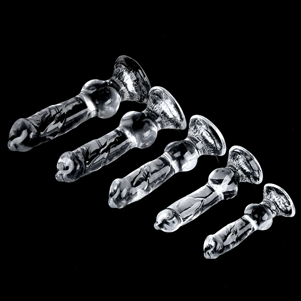 Soft Jelly Dildo Realistic Animal Penis Suction Cup Big Dog Dick Anal Plug Adults Female Masturbator Lesbian Sex Toys sex toys