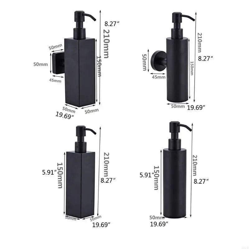 68UE Manual Soap Dispenser Liquid Containers for Offices Shopping Malls Hospitals