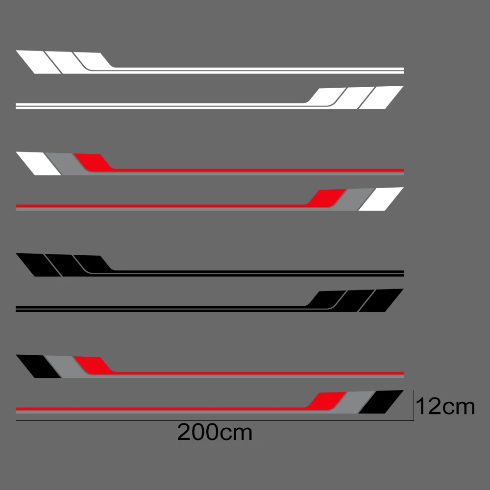 Audi A4 Car Side Door Vinyl Decal Stickers - Exterior Trim Auto Accessories
