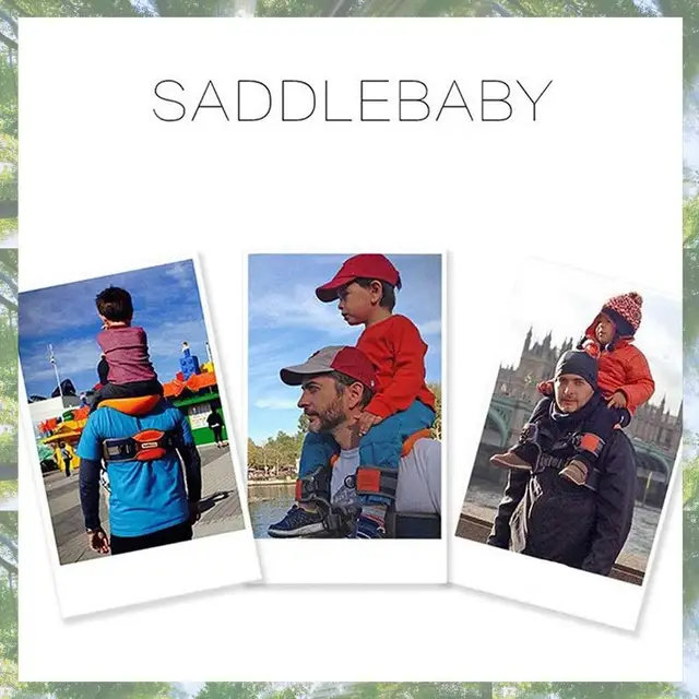 T84C-Child Shoulder Carrier Baby Saddle Toddler Hiking Backpack Baby Ankle Straps Hands Free Backpack-Holds A 44.1Lb Child 4