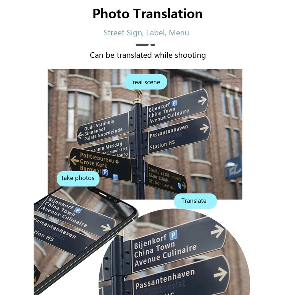 Portable Audio Translator 137 Language Smart Translator Offline In Real Time Smart Voice AI Voice Photo Translation Device