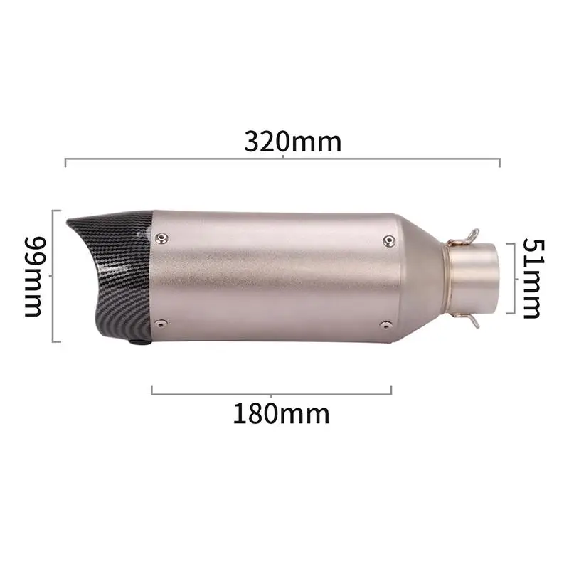 51mm For kawasaki Ninja 650 Z650 17-2023 Motorcycle Exhaust Pipe Escape Muffler Header Pipe Stainless Steel Box Front Link Tube - Image 3