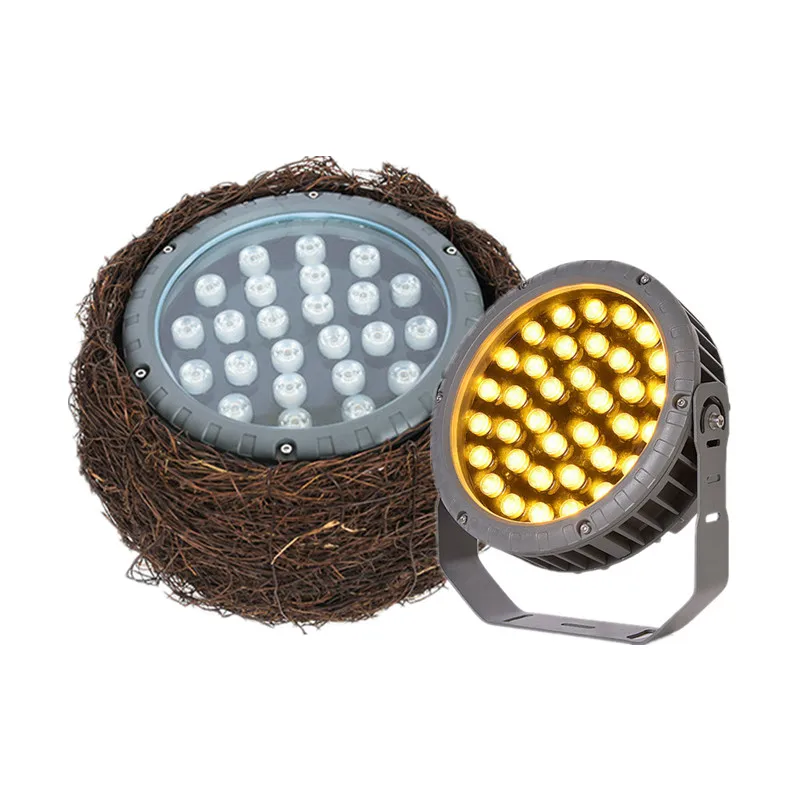 24W 36W 48W Tree Light Spotlight Landscape Lighting Bird's Nest Lamp Decorations Ip65 Waterproof for Outdoor Trees Garden Patio