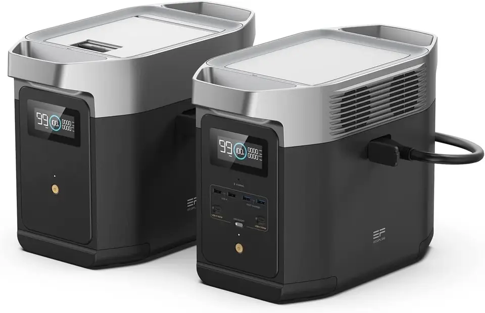 Portable Power Station DELTA2 with Extra Battery